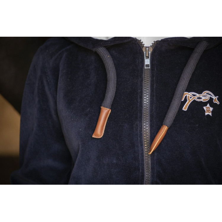 Sweat-zip Emy Velvet Pénélope Sweat-zip Emy Velvet Pénélope
