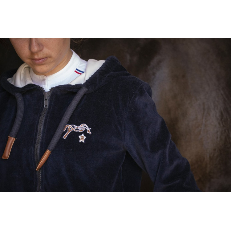 Sweat-zip Emy Velvet Pénélope Sweat-zip Emy Velvet Pénélope