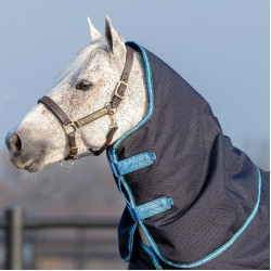 Halsstuk Horseware Amigo® Bravo 12 Original 150g 1200D Marine / turquoise Blauw