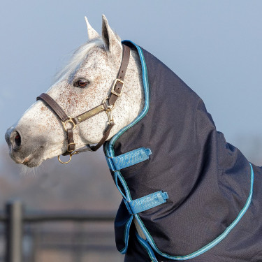 Halsstuk Horseware Amigo® Bravo 12 Original 150g 1200D Marine / turquoise Blauw