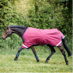 Couverture Horseware Rambo Original 0g avec Leg Arches Bordeaux Couverture Horseware Rambo Original 0g avec Leg Arches Bordeaux