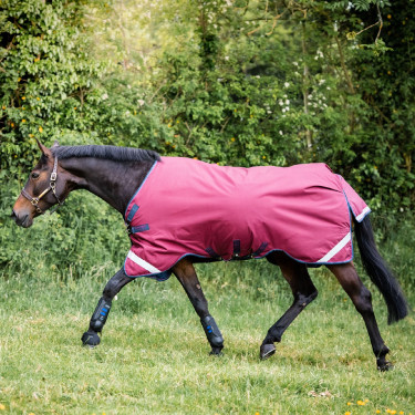 Couverture Horseware Rambo Original 0g avec Leg Arches Bordeaux Couverture Horseware Rambo Original 0g avec Leg Arches Bordeaux