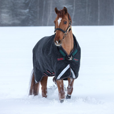 Buitendeken Horseware Rambo Wug 400g Zwart