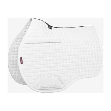 LeMieux GP Vierkant Katoen Zadeldek Wit