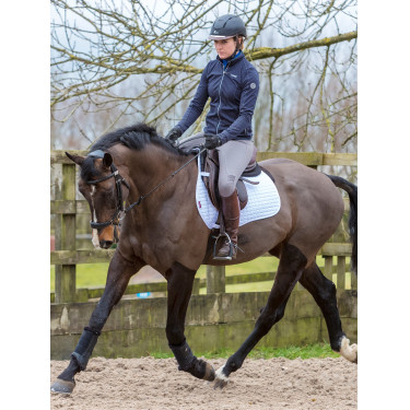 LeMieux GP Vierkant Katoen Zadeldek Oud model wit