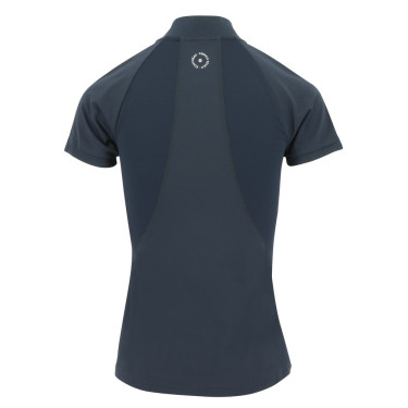 Polo Equithème Emma korte mouwen Marineblauw