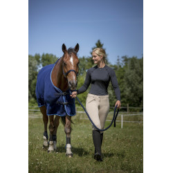Fleece deken Riding World met kruissingels 230g Fleece deken Riding World met kruissingels 230g