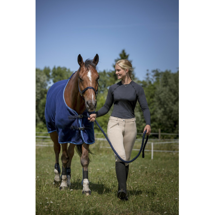 Fleece deken Riding World met kruissingels 230g Fleece deken Riding World met kruissingels 230g