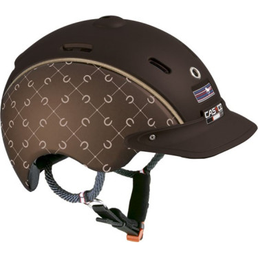 Casque Casco Choice Mat bruin