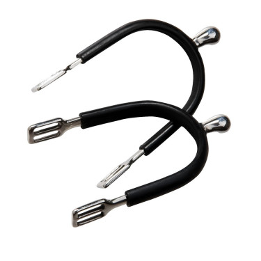 Eperons Feeling Polo inox gainé caoutchouc Eperons Feeling Polo inox gainé caoutchouc