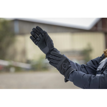 Equithème Flocon handschoenen Zwart Equithème Flocon handschoenen Zwart