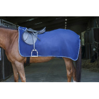 Zadeldeken Riding World fleece Zwart / grijs Zadeldeken Riding World fleece Zwart / grijs