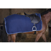 Zadeldeken Riding World fleece Zwart / grijs Zadeldeken Riding World fleece Zwart / grijs