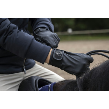 Wedstrijdhandschoenen Pro Series Piaffer Zwart