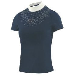 Polo Equithème London korte mouwen Marineblauw