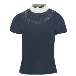 Polo Equithème London korte mouwen Marineblauw