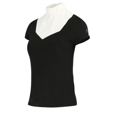 Polo Equithème Lerma korte mouwen Zwart Polo Equithème Lerma korte mouwen Zwart