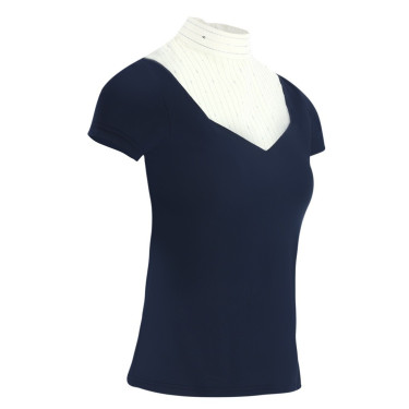Polo Equithème Lerma korte mouwen Marineblauw