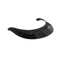 Vizier voor helm Naca GlowUp Glanzend zwart / zwart