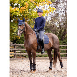 LeMieux dressuur softshell antislip zadeldek Marineblauw