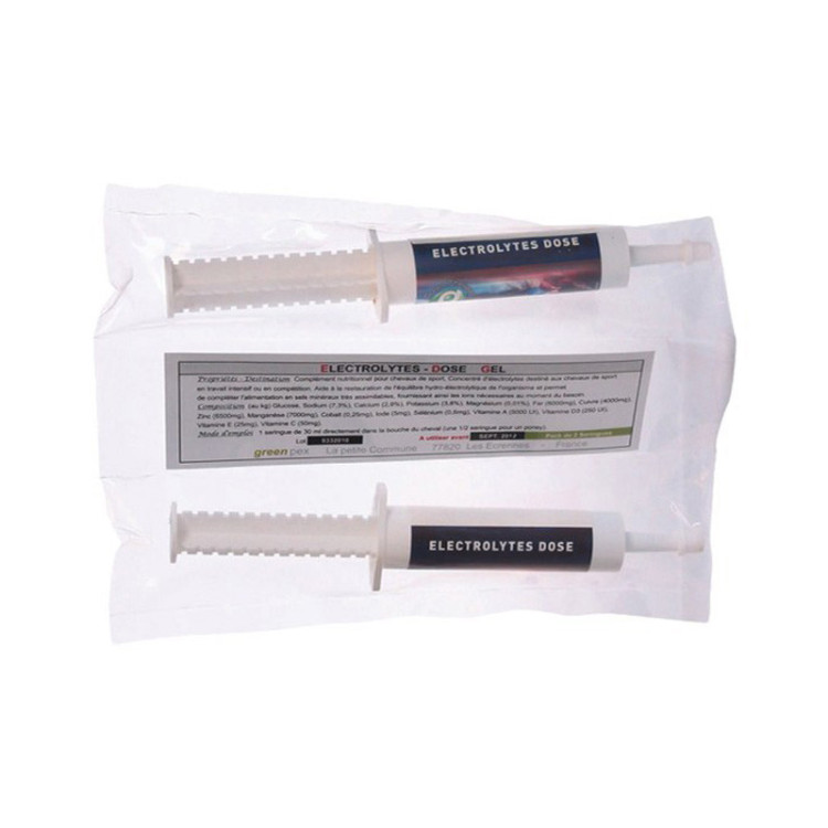 Electrolyten dose gel Greenpex spuit