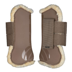 Schapenvacht peesbeschermers Horze Windsor Lichtbruin