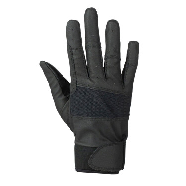 Rekbare Horze handschoenen dames neopreen manchetten Zwart Rekbare Horze handschoenen dames neopreen manchetten Zwart