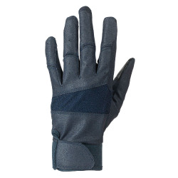 Rekbare Horze handschoenen dames neopreen manchetten Donker marineblauw