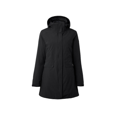 3-in-1 donsjas parka Horze Isabella dames Zwart