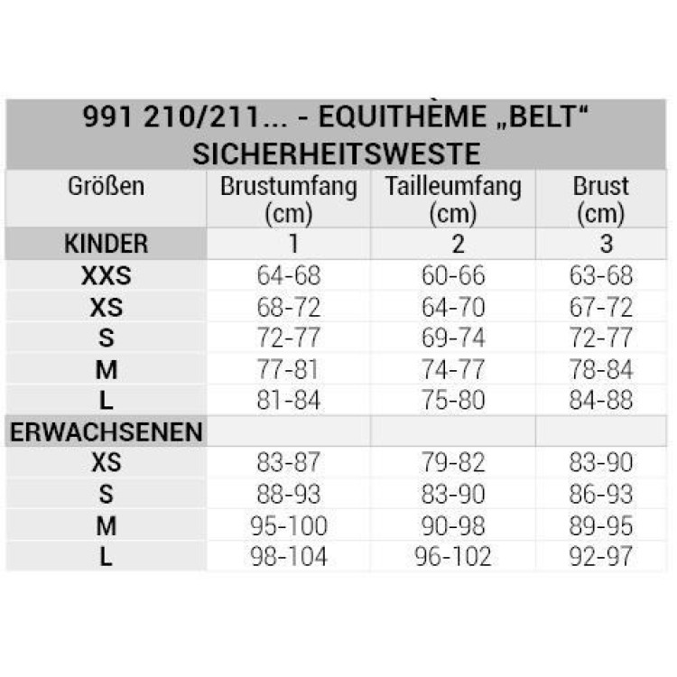 Beschermvest Equithème Belt Beschermvest Equithème Belt