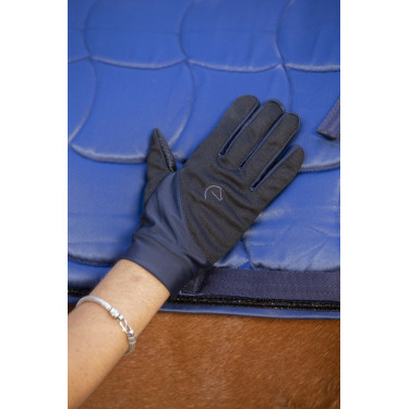 Handschoenen Equithème Knit digital Zwart / marine Marineblauw