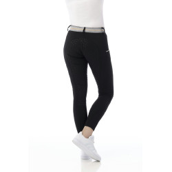 Broek Equitheme Lor siliconen zitvlak Zwart