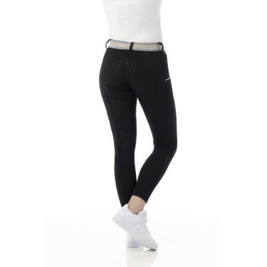 Broek Equitheme Lor siliconen zitvlak Zwart