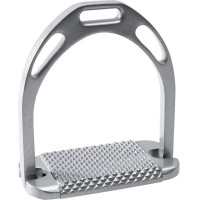 Stijgbeugels Feeling Large Pro Aluminium Zilverkleurig Grijs