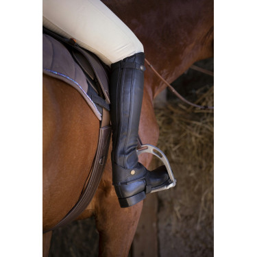 Mini-chaps Equithème Elite Zwart Mini-chaps Equithème Elite Zwart