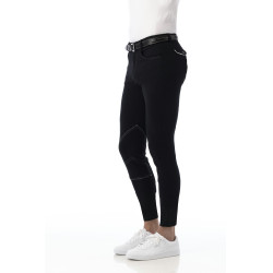 Equithème Pro broek Antraciet / wit Grijs Equithème Pro broek Antraciet / wit Grijs