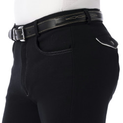 Equithème Pro broek Antraciet / wit Grijs Equithème Pro broek Antraciet / wit Grijs