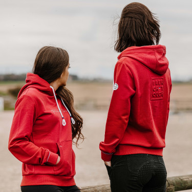 Ritsvest Equithème Courtney Kers Rood