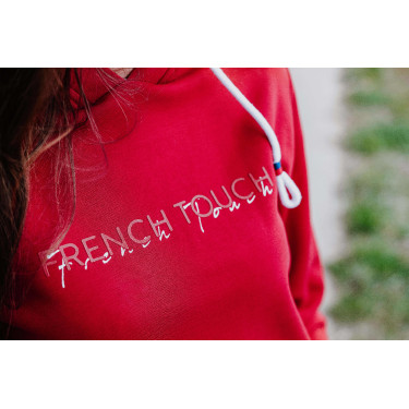 Hoodie Equithème Britney Kers Rood