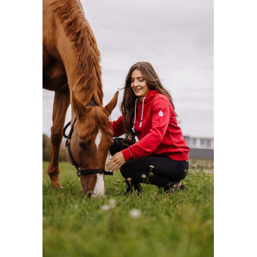 Hoodie Equithème Britney Kers Rood