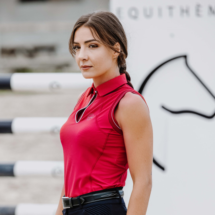 Polo Equithème Sarah zonder mouwen Polo Equithème Sarah zonder mouwen