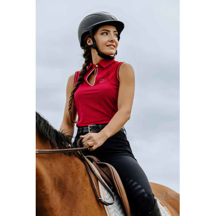 Polo Equithème Sarah zonder mouwen Polo Equithème Sarah zonder mouwen