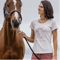 T-shirt Equithème Magali korte mouwen Wit T-shirt Equithème Magali korte mouwen Wit