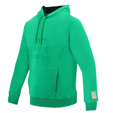 Sweat Equithème Camille unisex met capuchon Groen