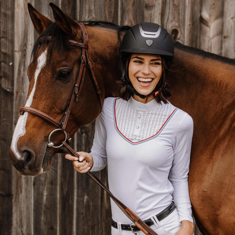 Polo Equithème Cabourg lange mouwen Polo Equithème Cabourg lange mouwen