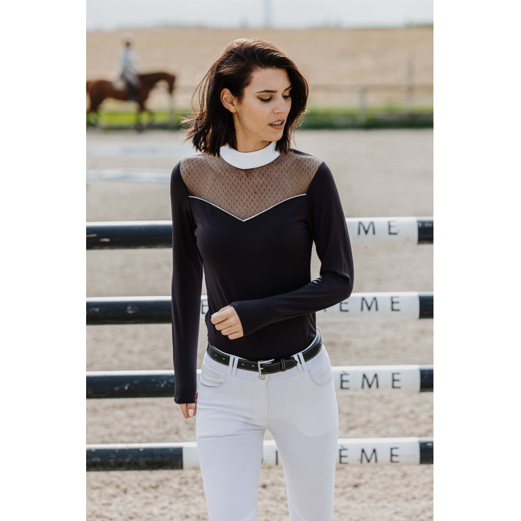Polo Equithème Valencia lange mouwen Polo Equithème Valencia lange mouwen