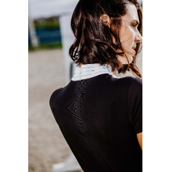 Polo Equithème Lerma korte mouwen Zwart