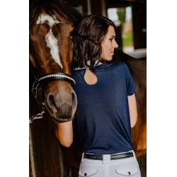Polo Equithème London korte mouwen Marineblauw