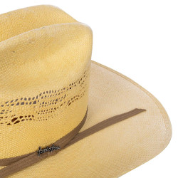 Chapeau western ciré supérieur