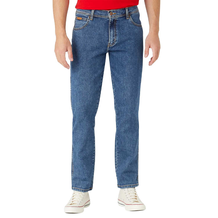 Wrangler Texas stretch jeans voor heren gewassen Wrangler Texas stretch jeans voor heren gewassen